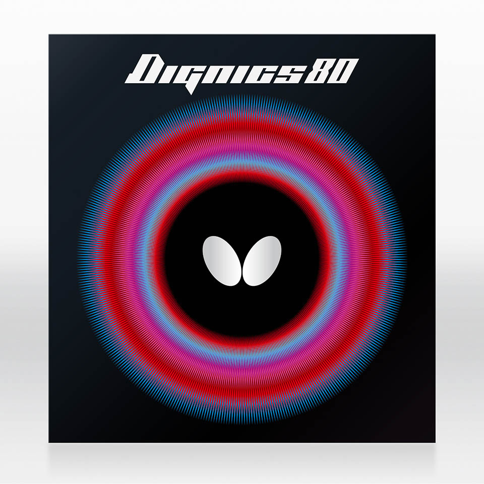 DIGNICS 80 （06050）蝴蝶Butterfly 专业反胶套胶 旋转